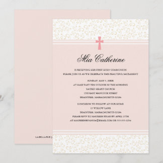 La cruz rosa es la primera invitación de la Santa