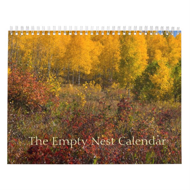La cubierta vacía del otoño del calendario de la (Tapa)