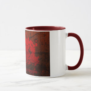La cucaracha explosiva diseña la taza