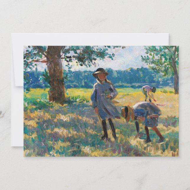 La Cueillette des Fleurs | Henri Lebasque (Anverso)