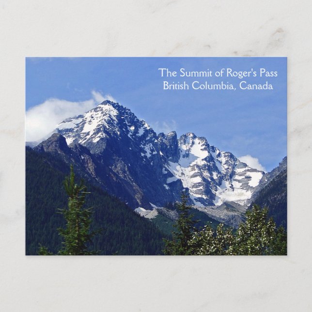 La cumbre de la postal del paso de Rogelio (Anverso)