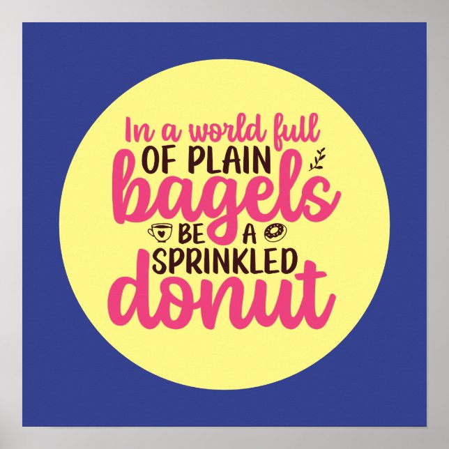 La Curiosa Panadería Es Un Arte De Cocina De Donut (Frente)