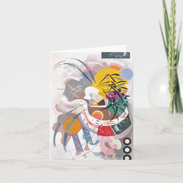 La curva dominante de Kandinsky resume pintura de  (Anverso)