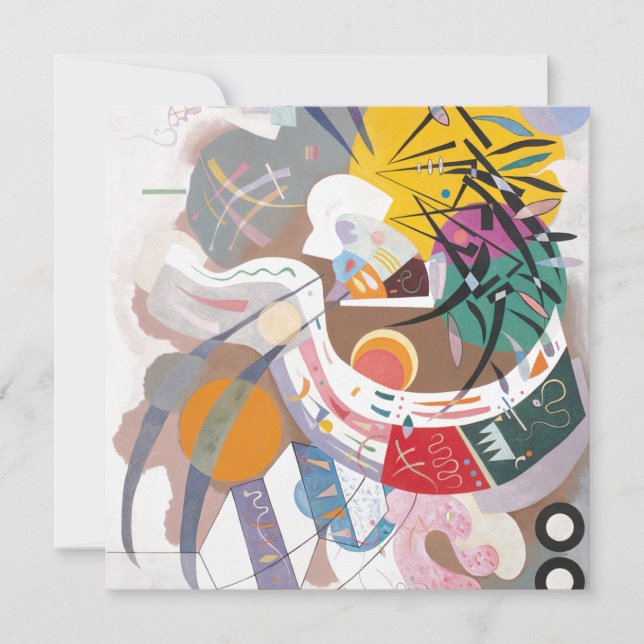 La curva dominante de Kandinsky resume pintura de  (Anverso)
