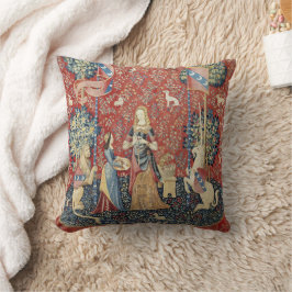 La Dama y el Unicornio (Olfato) Almohada
