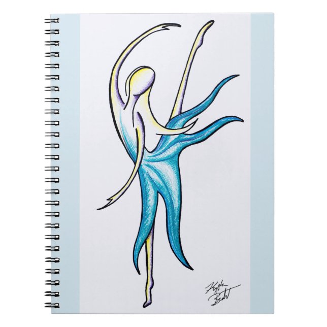 La danza como el mundo está mirando el cuaderno (Frente)