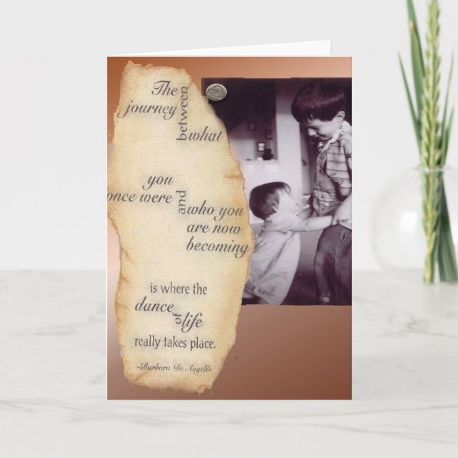 La danza de la tarjeta de felicitación de la vida (Anverso)