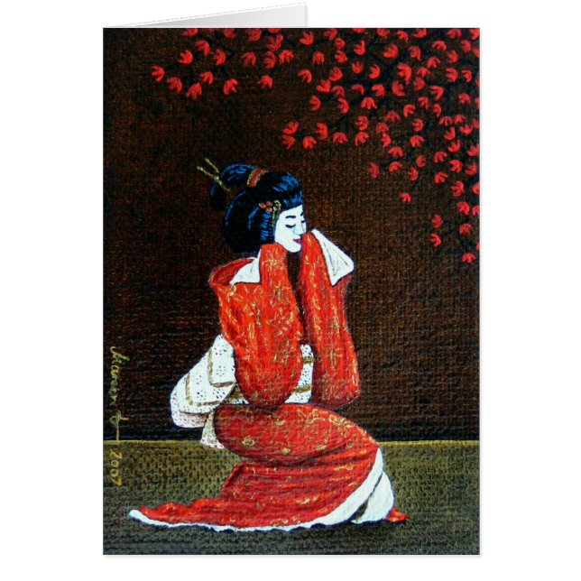 La "danza del geisha " (Frente)
