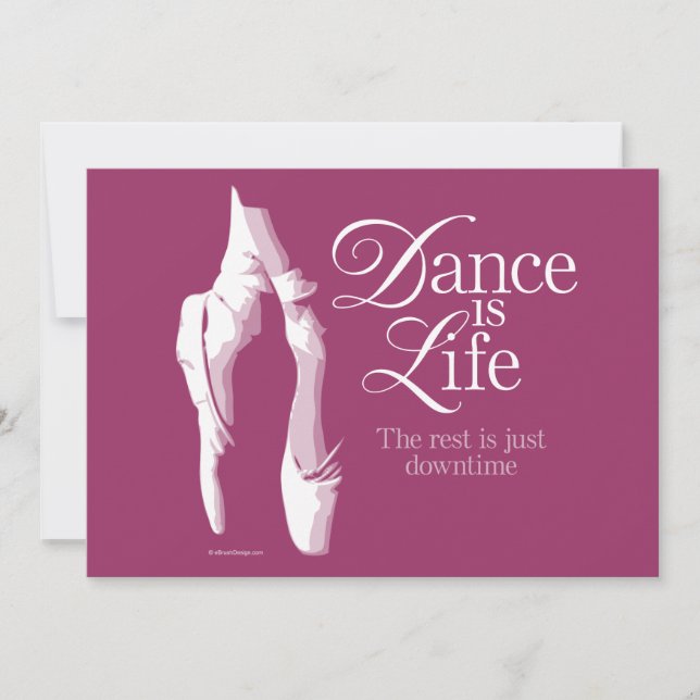 La danza es la vida (Anverso)