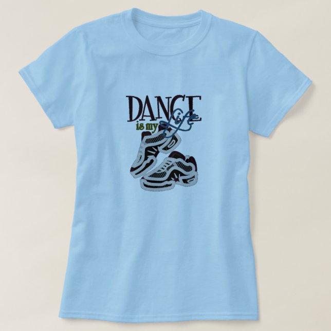La danza es mi camiseta de la vida (Diseño del anverso)