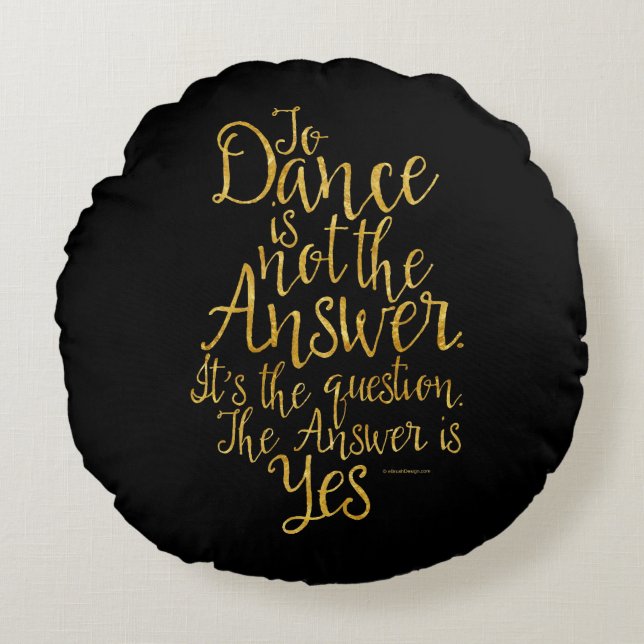 La Danza No Es La Respuesta A La Almohada (Anverso)
