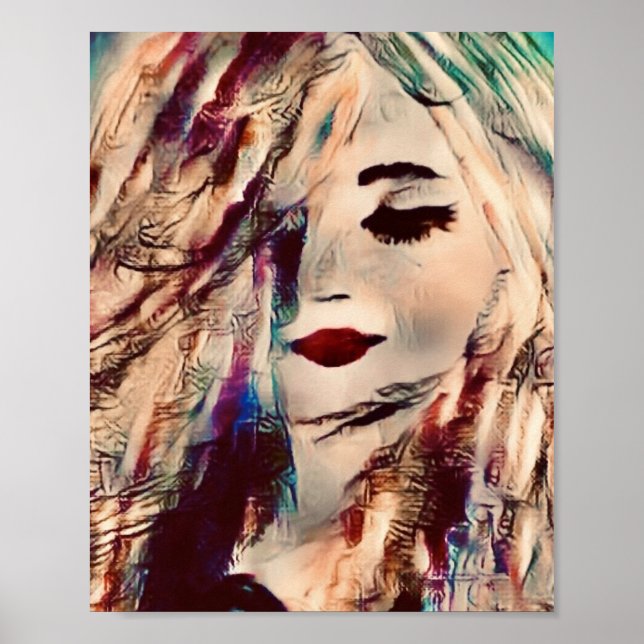 La decoración de la Pared de pintura de sirena de  (Frente)