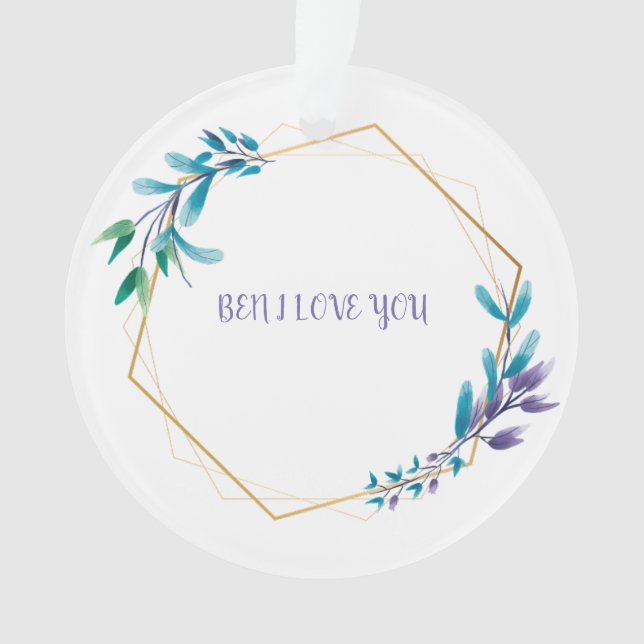 LA DECORACIÓN DE LAS FLORES ES AZUL Y TE AMO (Anverso)