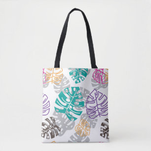 la decoración deja la bolsa de tote