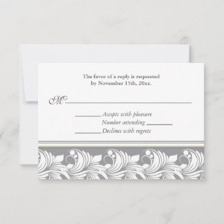 La decoración florece con las tarjetas de respuest