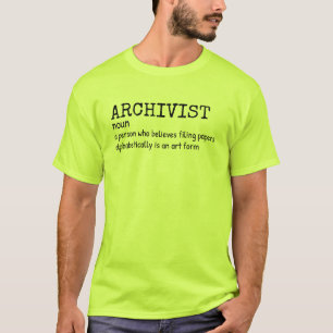 La definición de humor archivista es la camiseta m