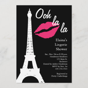 ¡La del la de Ooh! Invitación de la ducha de la