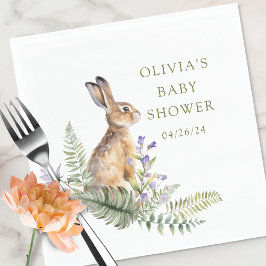 La delgada servilleta de papel de conejo clásico d