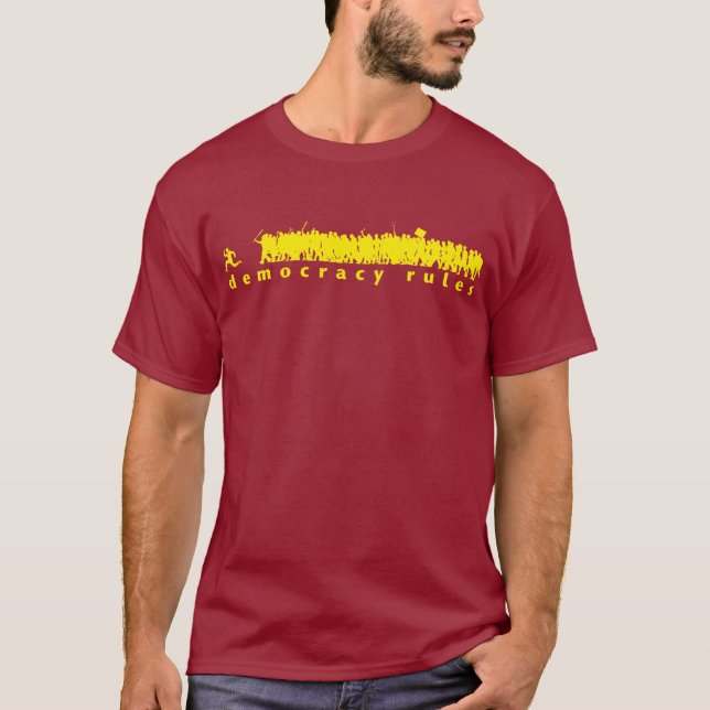 La democracia gobierna la camisa (Anverso)