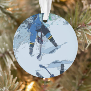 La desventaja - Ornamento del jugador de hockey so