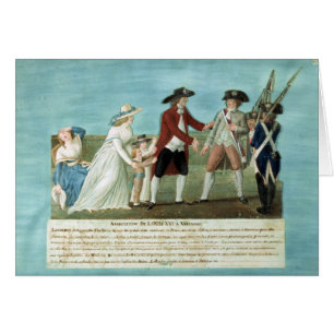 La detención de Louis XVI y su familia