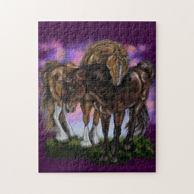 La Devoción equina~ el rompecabezas de los caballo (Vertical)