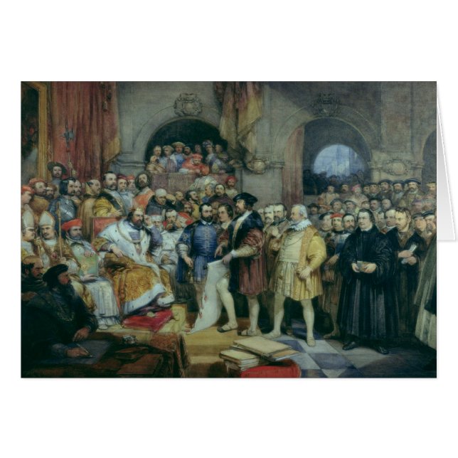 La dieta de chapiteles, el 19 de abril de 1529 (Anverso (Horizontal))