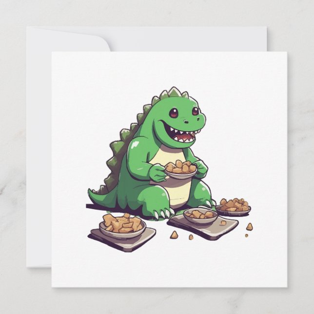 La dieta de los dinosaurios mañana (Anverso)