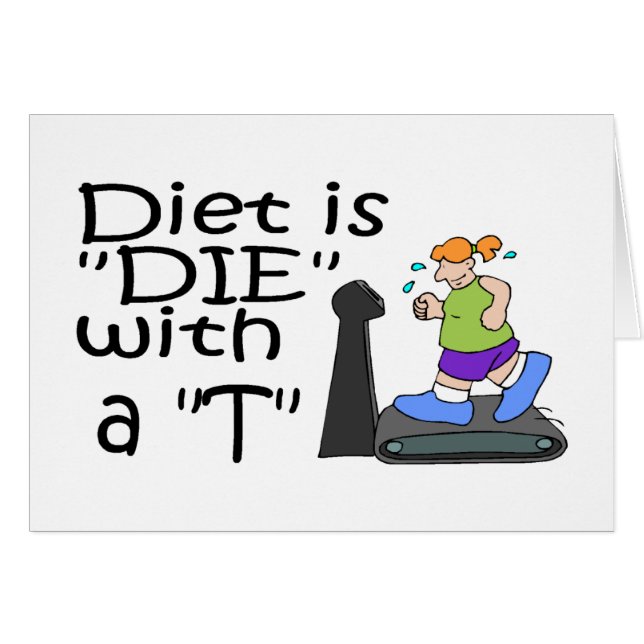 La dieta es muere con un T (Anverso (Horizontal))