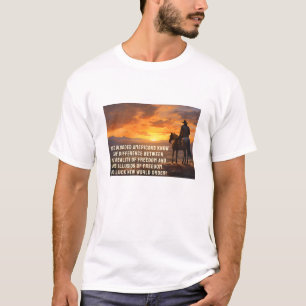 La diferencia: la camiseta con puesta de sol (lige