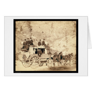 La diligencia Black Hills SD 1889 de Deadwood