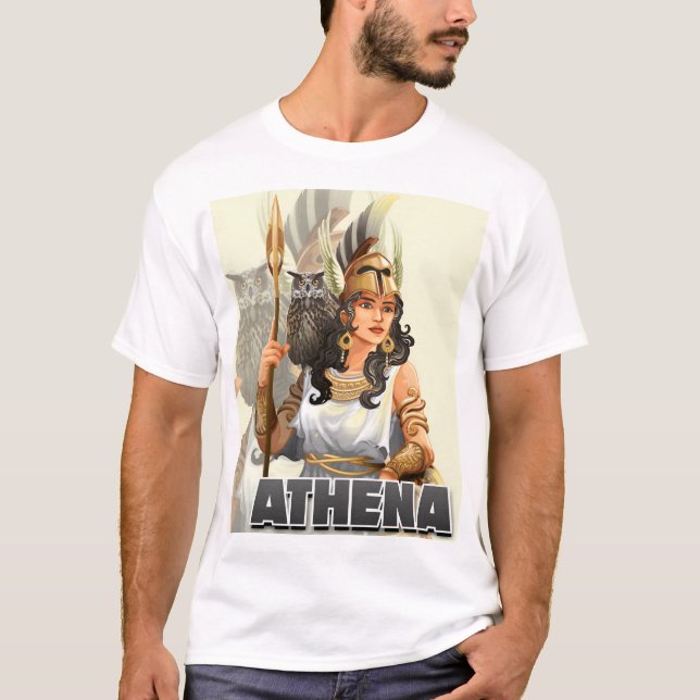 La diosa Athena diseñó una camiseta única para el  (Anverso)