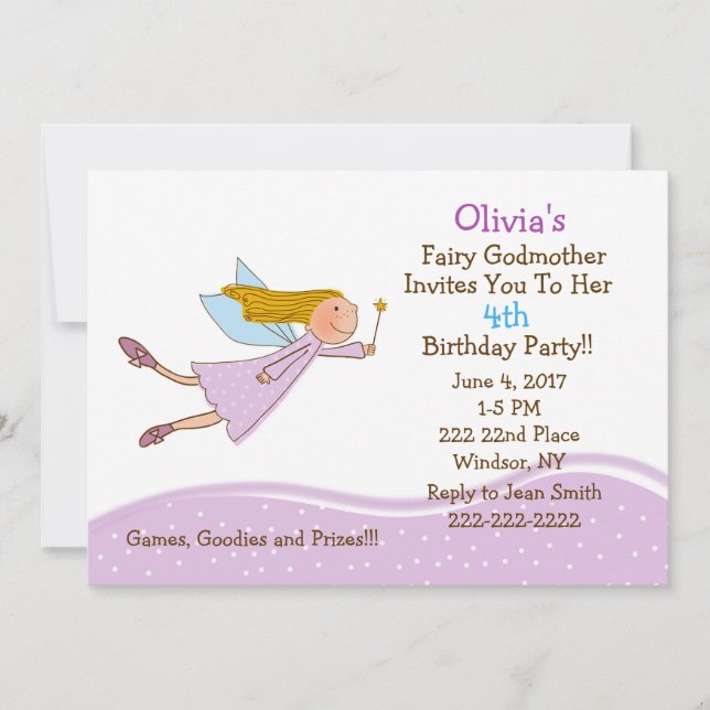 La Diosa Madre Y Los Puntos Invitación Al Cumpleañ (Anverso)