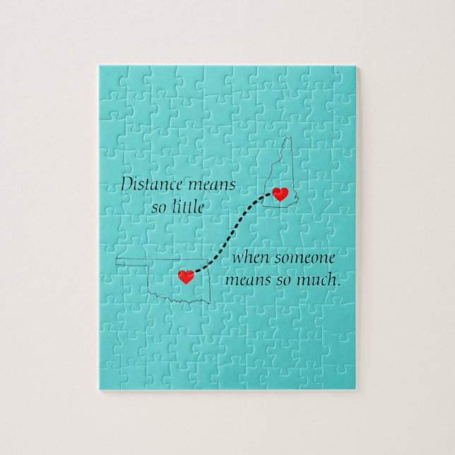 La distancia significa tan poco rompecabezas (Vertical)