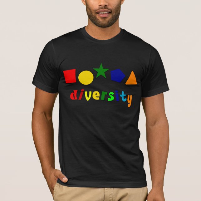 La diversidad forma la camiseta (Anverso)
