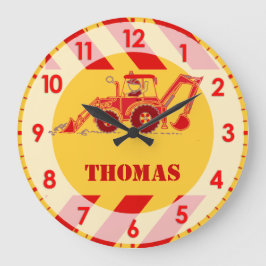 La diversión embroma el reloj de pared picador del