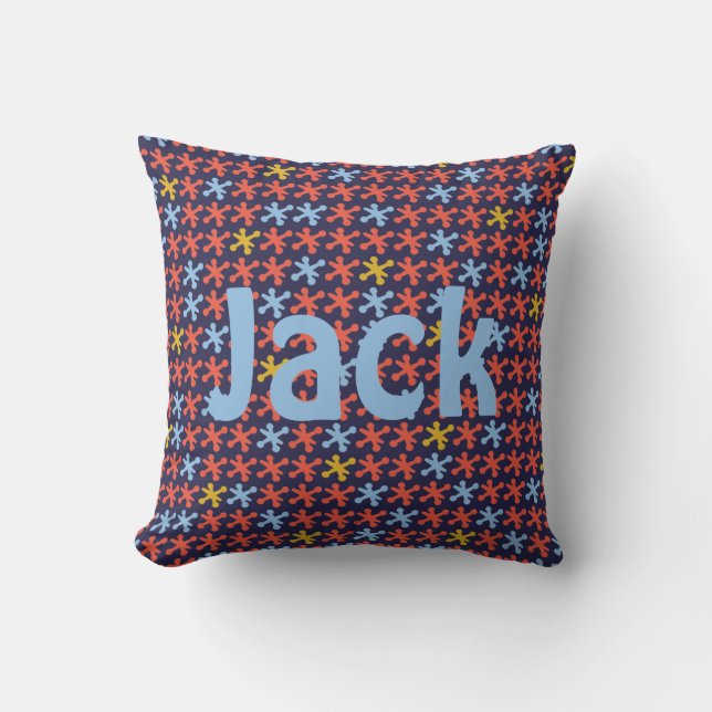 La diversión levanta la almohada moderna retra (Anverso)