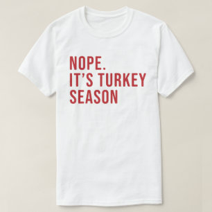 La divertida camiseta de caza masculina en Turquí