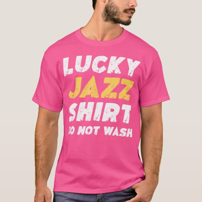 La divertida camiseta de Jazz Lucky Jazz no se lav (Anverso)