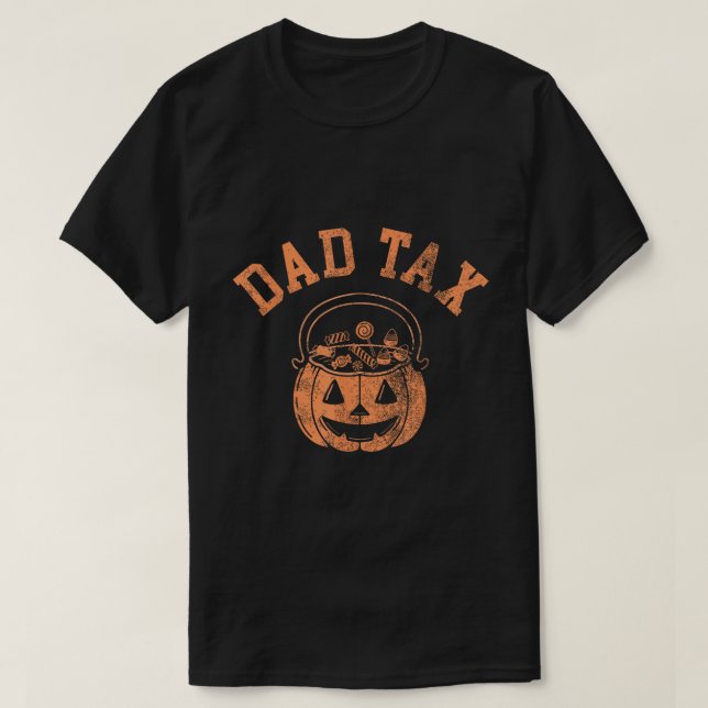 La divertida camiseta de los dulces de Halloween (Diseño del anverso)