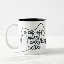 La divertida copa de té lo hace todo mejor