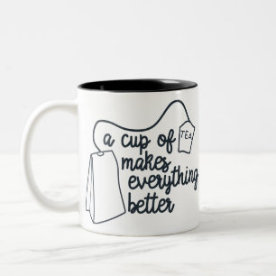 La divertida copa de té lo hace todo mejor