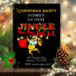 La divertida invitación del partido de los Navidad<br><div class="desc">Jingle Your Own Bell,  el caprichoso y alegre Santa adornado sin su atuendo navideño,  honra esta divertida,  humorística invitación a la fiesta de los Navidades,  lista para difundir alegría y festividad.</div>