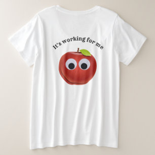La divertida Manzana Roja con los ojos en Google