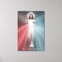 La Divina Imagen De Misericordia 24x36 Lienzo Envu