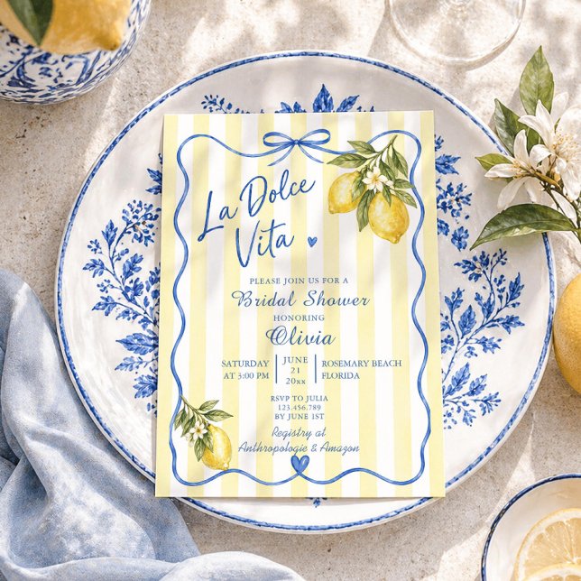 La Dolce Vita Invitación de Despedida de Soltera I (Subido por el creador)