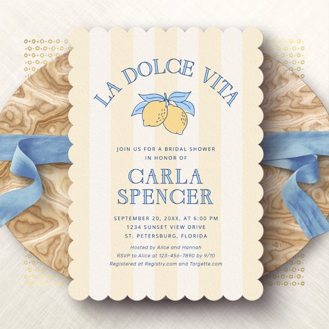 La Dolce Vita Invitaciones de Despedida de Soltera (Subido por el creador)