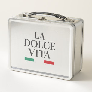 La Dolce Vita Italiano Estilo Metalizado Lunbox