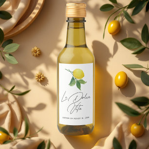 "La Dolce Vita" Limón Aceite de Oliva Casero