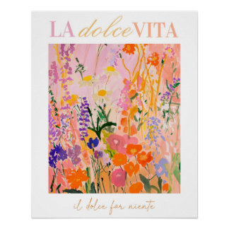 La Dolce Vita Print, Poster italiano, arte de pare